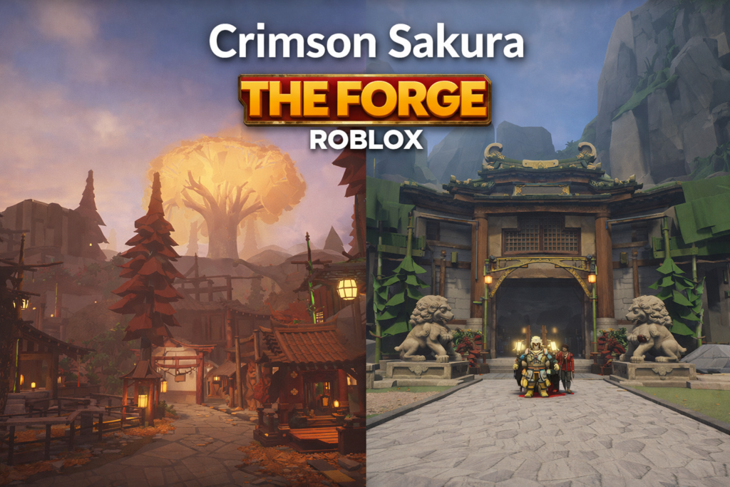 Crimson Sakura the forge roblox